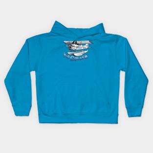 Cessna Seaplane Alaska Bush Floats Kids Hoodie